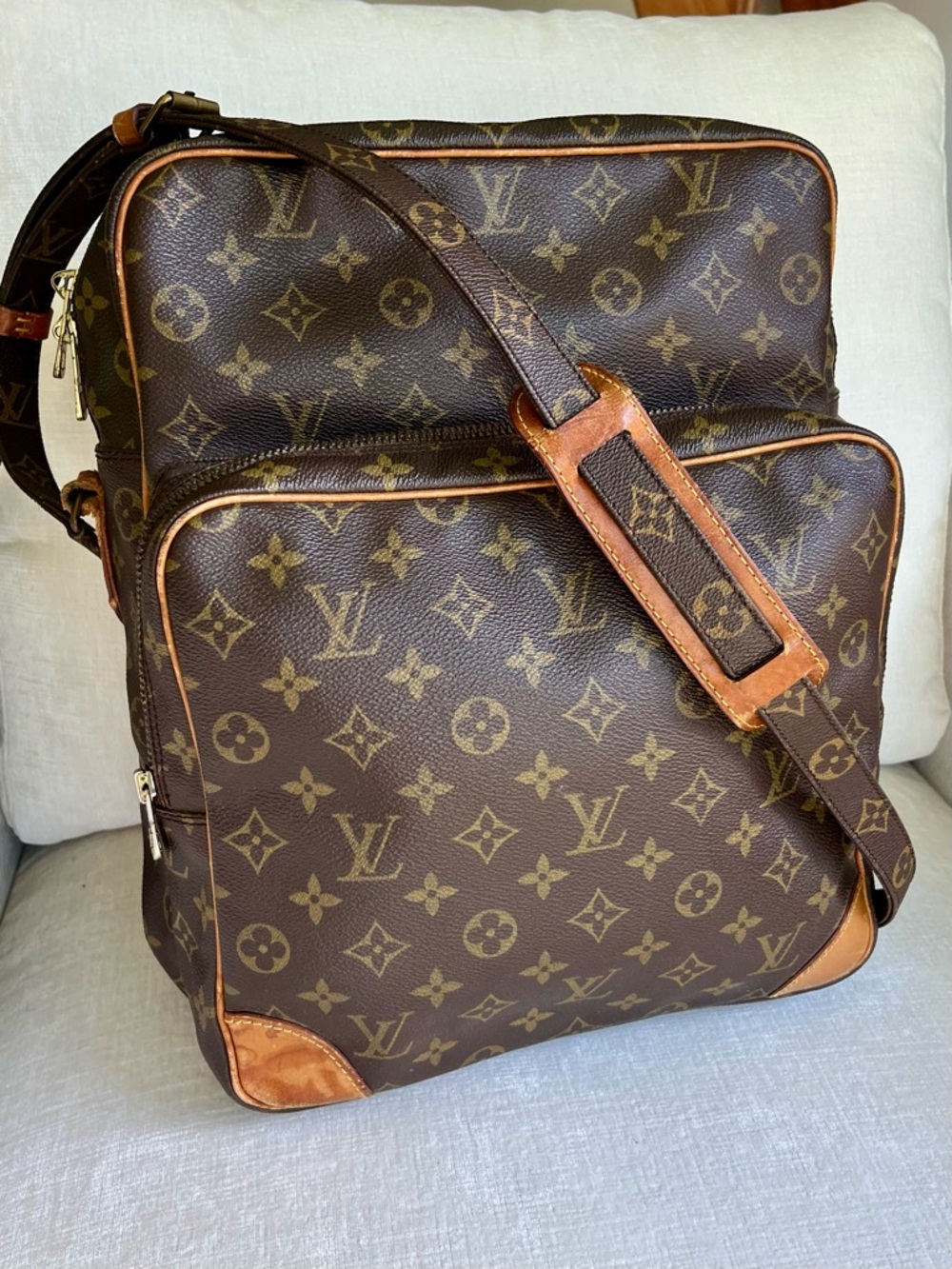 Louis Vuitton Brown Monogram Canvas Amazon GM Crossbody